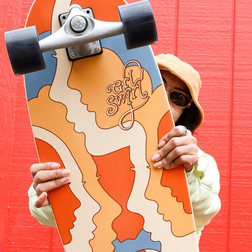 Bestselling Beginner Surfskate - GRLSWIRL x Carver Skateboard